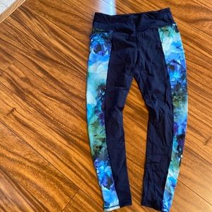 Athleta Tights, size L, blue in color